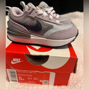 Lavender Nike Waffler One Sneakers Toddler 5